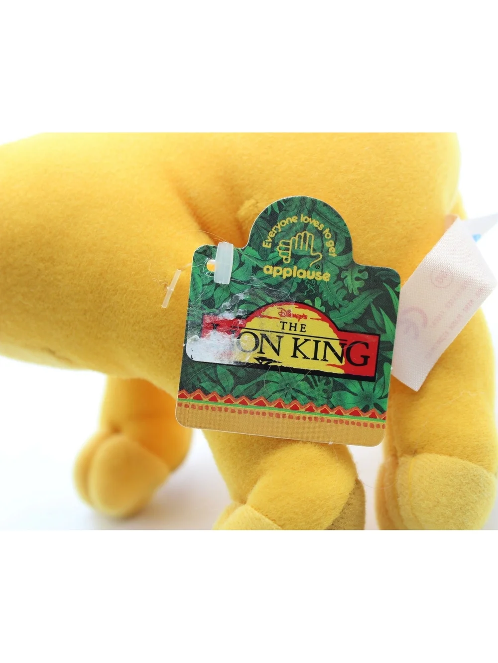 NWT VTG Disney Applause 41699 Lion King Simba Vinyl Mini Plush Doll 5.5